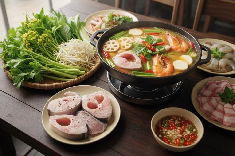 Lẩu mắm - n&eacute;t văn h&oacute;a đặc trưng của miền T&acirc;y.